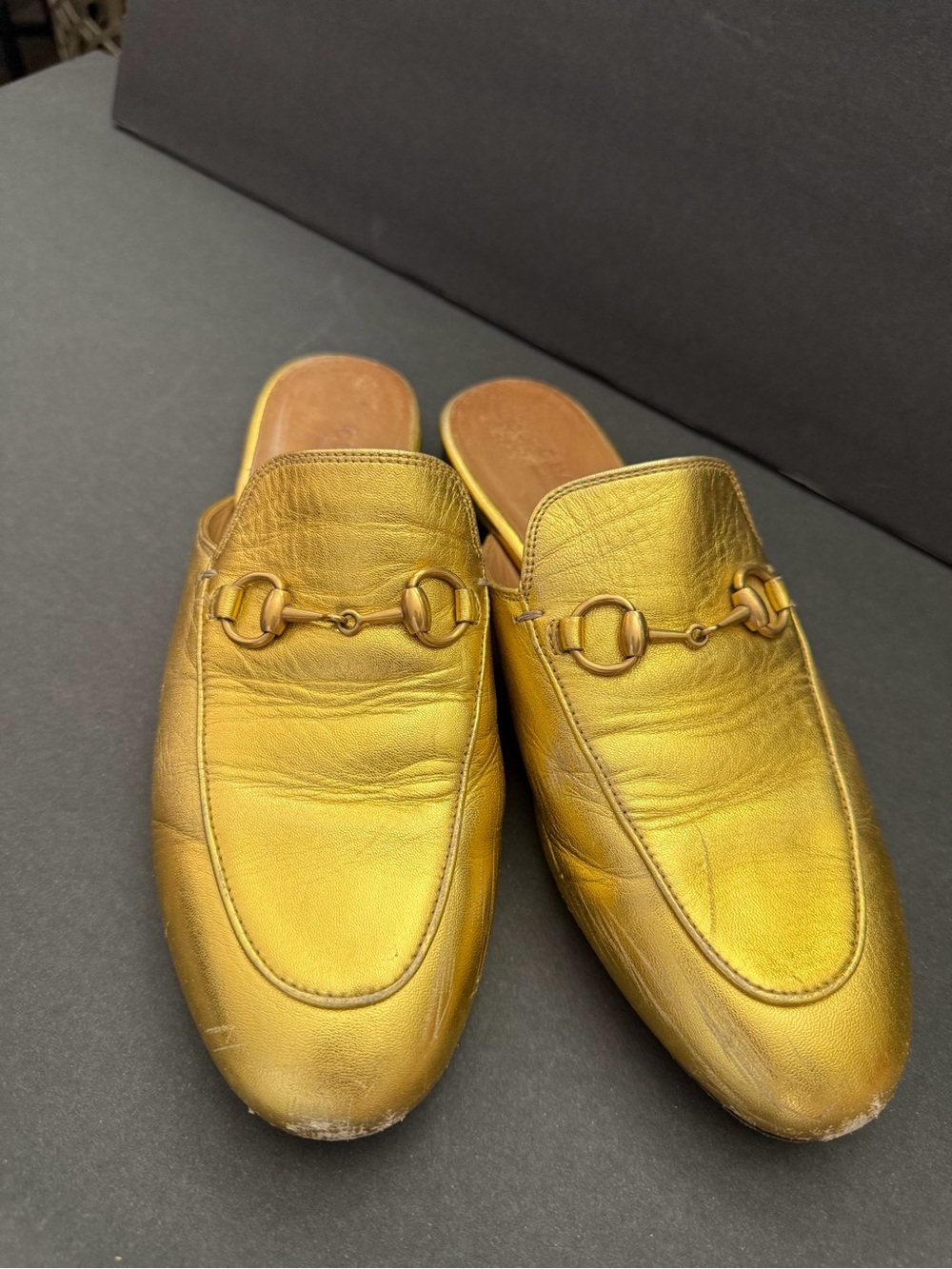 Gucci horsebit slip on